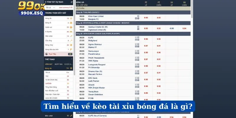 Tìm hiểu về kèo tài xỉu bóng đá là gì?