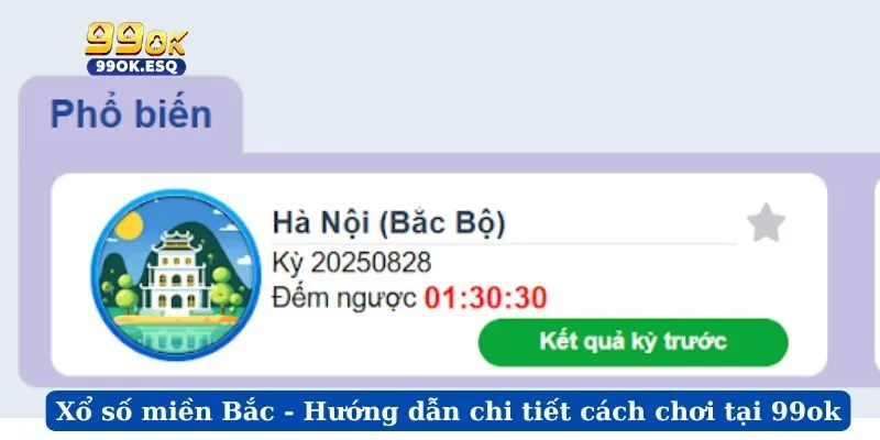 Xổ Số Miền Bắc - Hướng Dẫn Chi Tiết Cách Chơi Tại 99ok